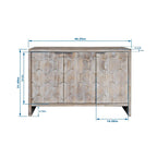 Buffet bahut 3 portes en bois - S.O.