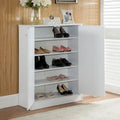 Meuble à chaussures blanc, armoire de rangement, étagère à chaussures, en bois, haute qualité et durable, grande capacité