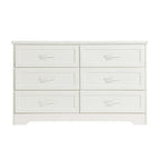 Commode de chambre moderne à 3 tiroirs avec chiffonnier à 6 tiroirs, organiseur de vêtements - Poignées en métal pour salon, chambre à coucher