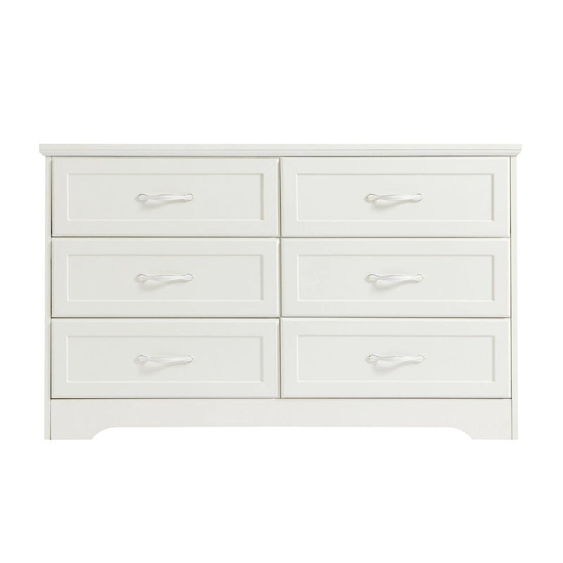 Commode de chambre moderne à 3 tiroirs avec chiffonnier à 6 tiroirs, organiseur de vêtements - Poignées en métal pour salon, chambre à coucher