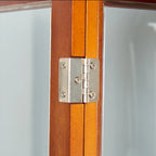 Vitrine éclairée, étagères réglables, panneau arrière miroir, portes en verre trempé (6 niveaux), (ampoule E26 non incluse)