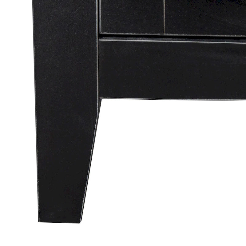 Armoire à 4 portes et 4 étagères ouvertes, buffet autoportant, armoire de rangement pour entrée