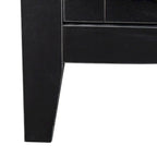 Armoire à 4 portes et 4 étagères ouvertes, buffet autoportant, armoire de rangement pour entrée