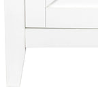 Armoire à 4 portes et 4 étagères ouvertes, buffet autoportant, armoire de rangement pour entrée