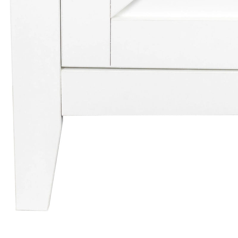 Armoire à 4 portes et 4 étagères ouvertes, buffet autoportant, armoire de rangement pour entrée