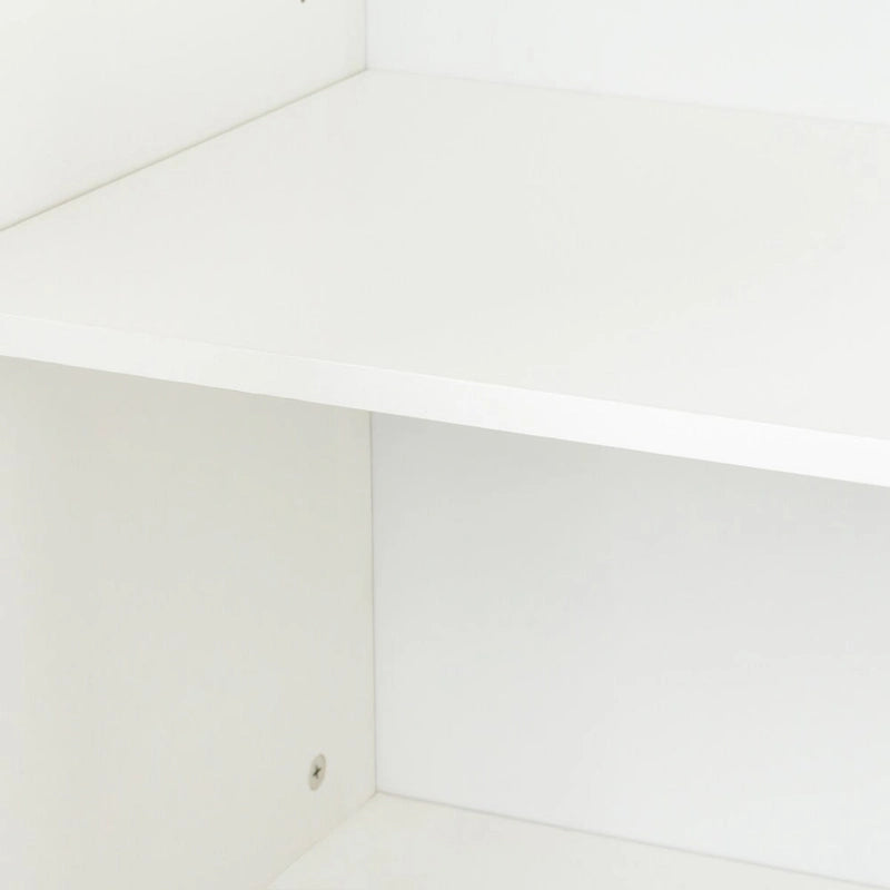 Armoire à 4 portes et 4 étagères ouvertes, buffet autoportant, armoire de rangement pour entrée