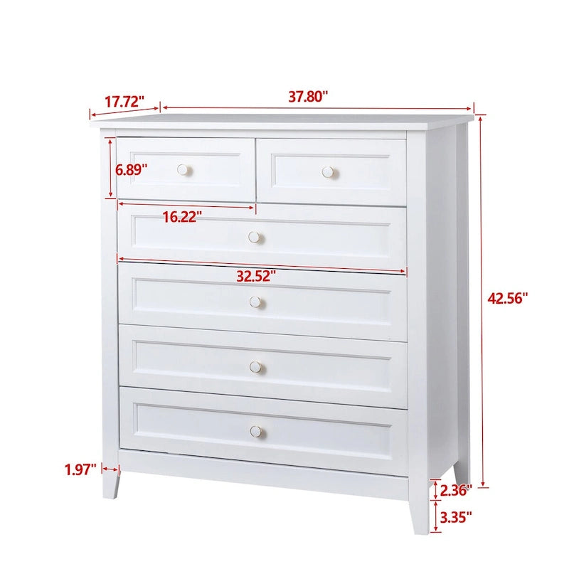 Commode en bois peinte à la bombe