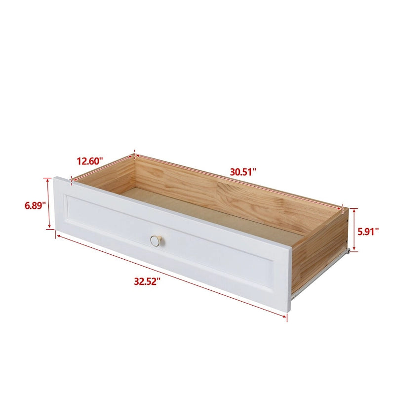 Commode en bois peinte à la bombe