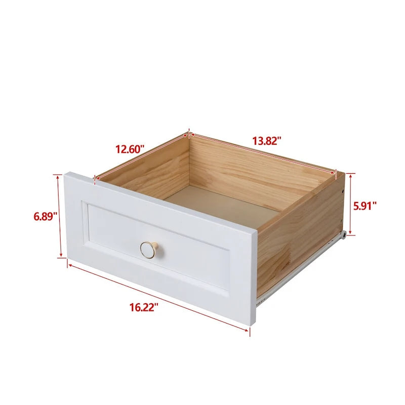 Commode en bois peinte à la bombe
