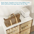 Meuble à chaussures portable pour salon, armoire de rangement empilable avec portes et étagères, boîte à chaussures pour placard