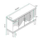 Armoire à 4 portes de grande taille