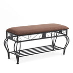 Banc à chaussures industriel pour entrée - 100L * 38l * 52H cm