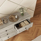 Meuble de rangement de style ferme rétro avec 6 tiroirs