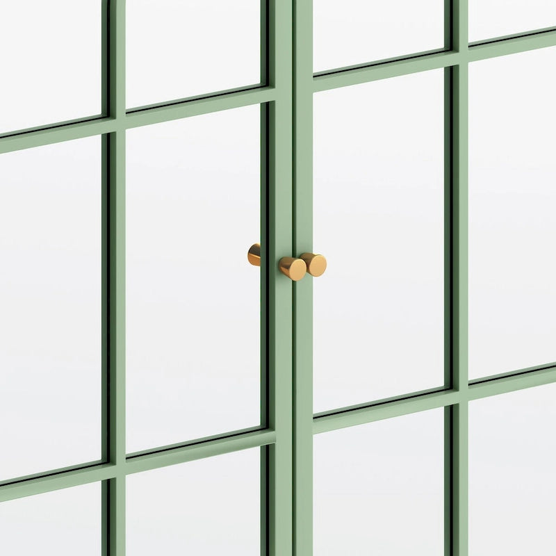 Meuble mural à deux portes avec miroir