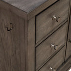 Mangeoire pour animaux de compagnie style ferme moderne avec rangement, tiroirs coulissants - 2 options de finition