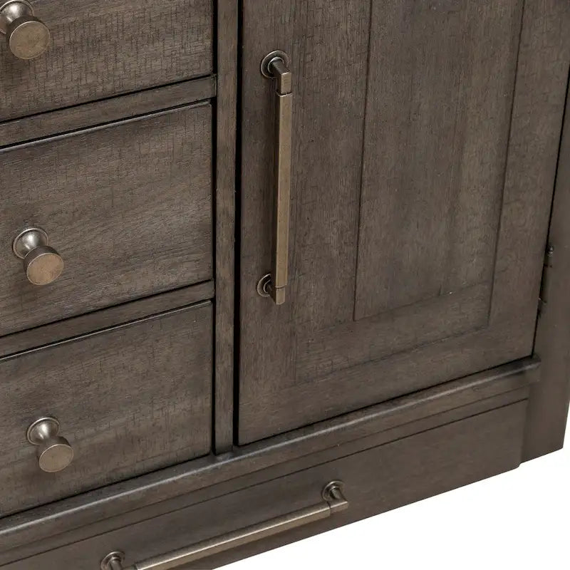 Mangeoire pour animaux de compagnie style ferme moderne avec rangement, tiroirs coulissants - 2 options de finition