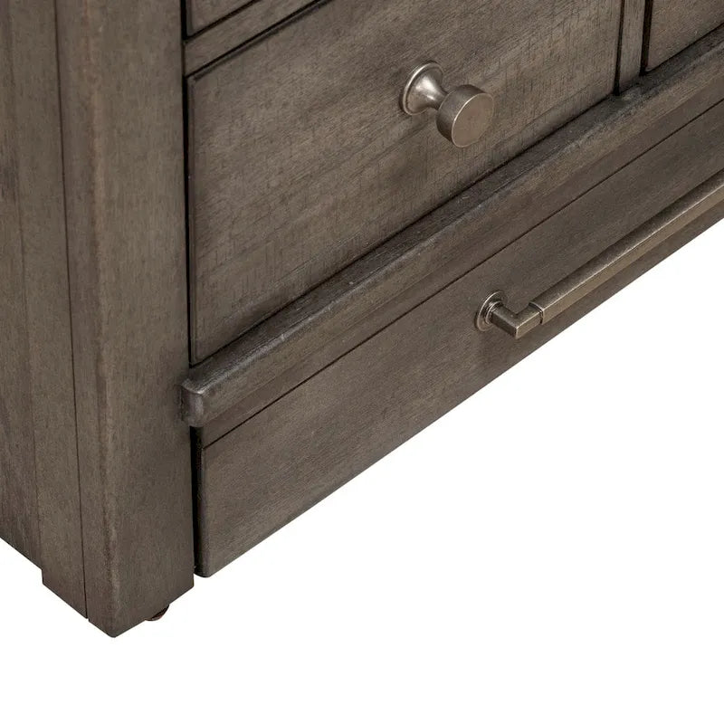 Mangeoire pour animaux de compagnie style ferme moderne avec rangement, tiroirs coulissants - 2 options de finition