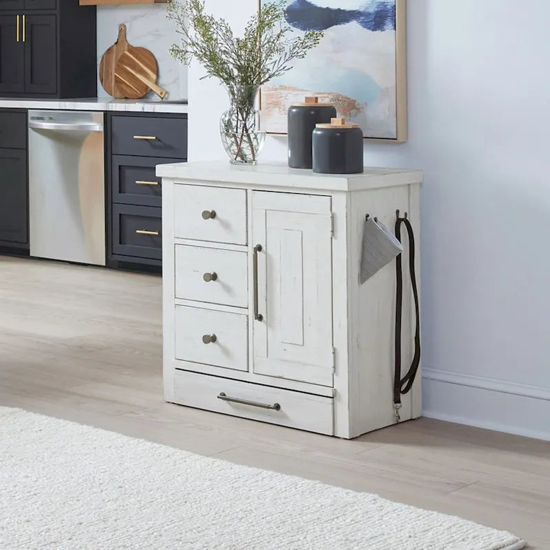 Mangeoire pour animaux de compagnie style ferme moderne avec rangement, tiroirs coulissants - 2 options de finition
