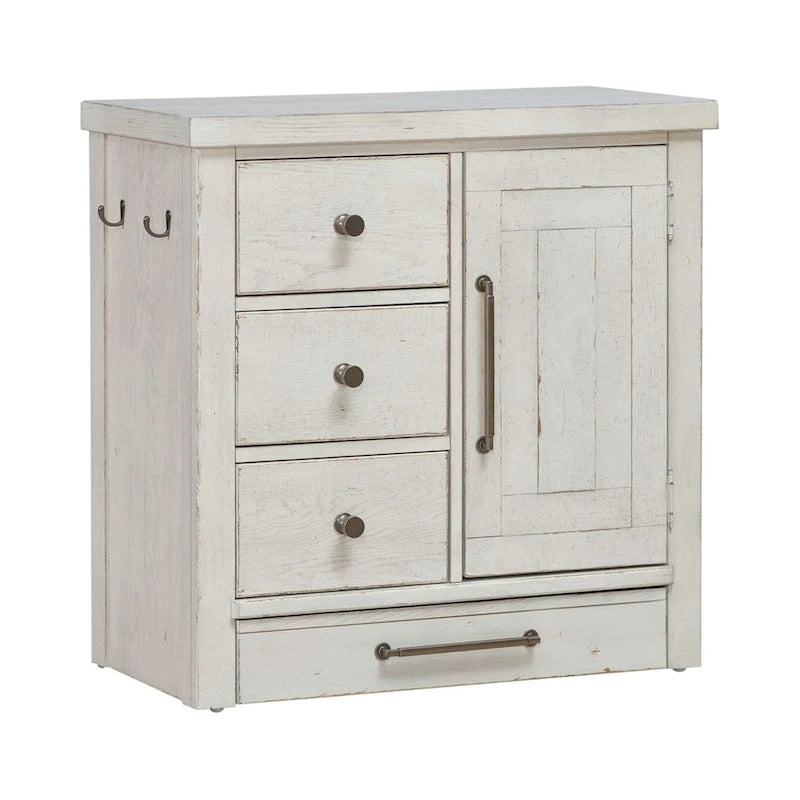 Mangeoire pour animaux de compagnie style ferme moderne avec rangement, tiroirs coulissants - 2 options de finition