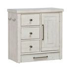 Mangeoire pour animaux de compagnie style ferme moderne avec rangement, tiroirs coulissants - 2 options de finition