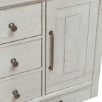 Mangeoire pour animaux de compagnie style ferme moderne avec rangement, tiroirs coulissants - 2 options de finition
