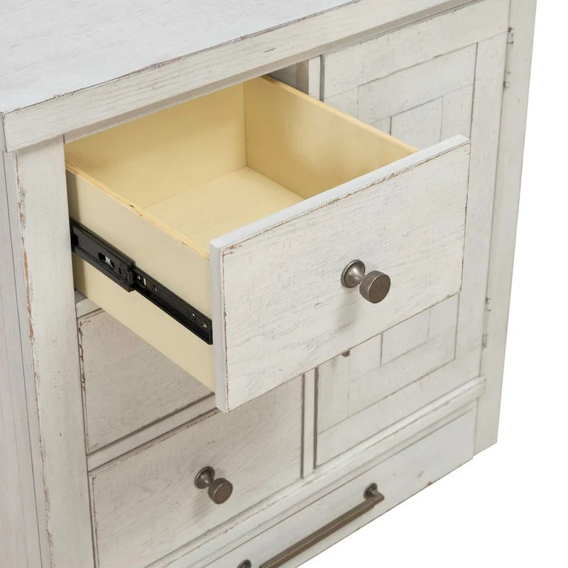 Mangeoire pour animaux de compagnie style ferme moderne avec rangement, tiroirs coulissants - 2 options de finition