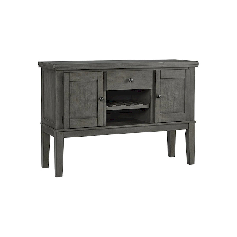 Bahut de salle à manger gris antique Hallanden - 56W x 18D x 39H