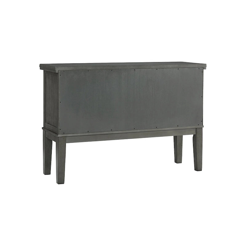 Bahut de salle à manger gris antique Hallanden - 56W x 18D x 39H