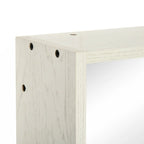 Armoire de toilette avec miroir 31,5 x 25,5, étagère de rangement, blanche