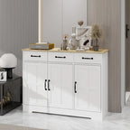 Farmhouse Sideboard with 3 Drawers and 3 Doors