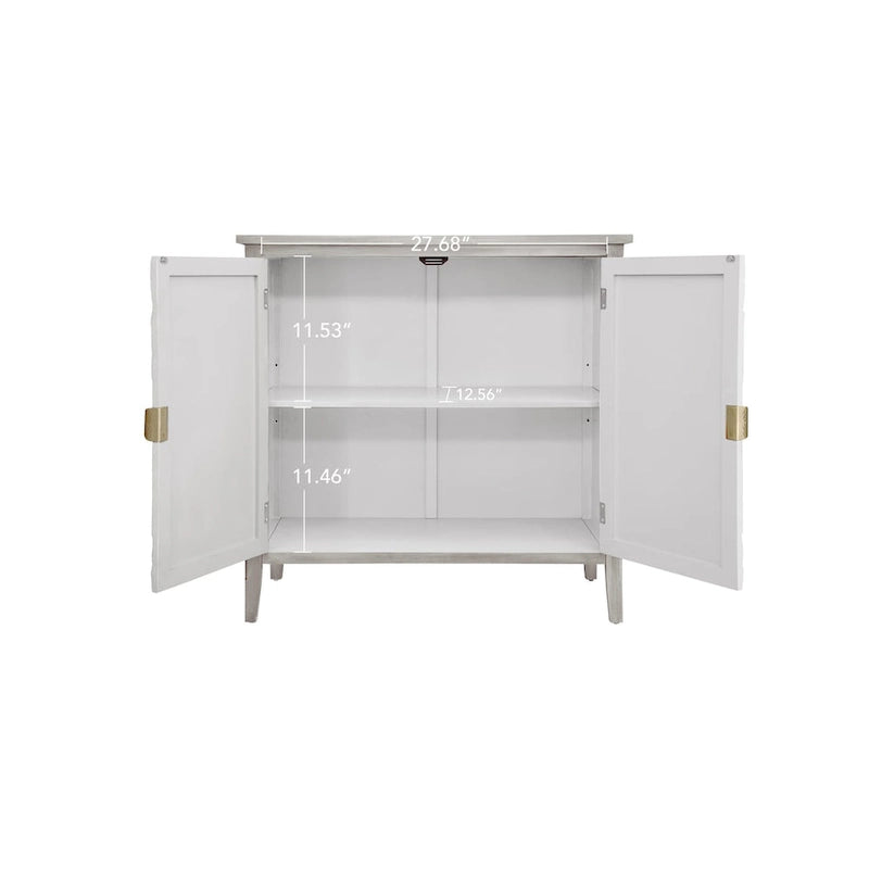 Meuble 2 portes, mobilier américain, convient pour chambre, salon, bureau