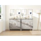 Meuble 2 portes, mobilier américain, convient pour chambre, salon, bureau