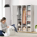 Penderies portables pour chambre à coucher, Organisateur de rangement, Commode à vêtements, Organisateur de rangement pour placard