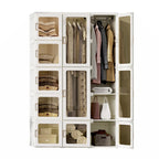Penderies portables pour chambre à coucher, Organisateur de rangement, Commode à vêtements, Organisateur de rangement pour placard