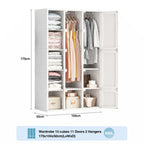 Penderies portables pour chambre à coucher, Organisateur de rangement, Commode à vêtements, Organisateur de rangement pour placard