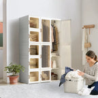 Penderies portables pour chambre à coucher, Organisateur de rangement, Commode à vêtements, Organisateur de rangement pour placard