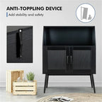 Armoire de rangement buffet - 16P x 31,5L x 40H