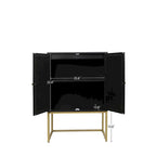 Armoire haute 2 portes, Rotin naturel Armoire haute 2 portes, Étagère intégrée réglable, Armoire autoportante