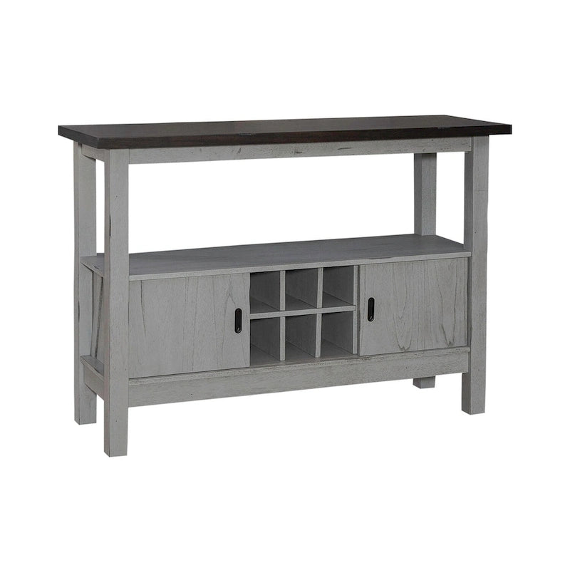 Bahut Newport gris fumé en carbone