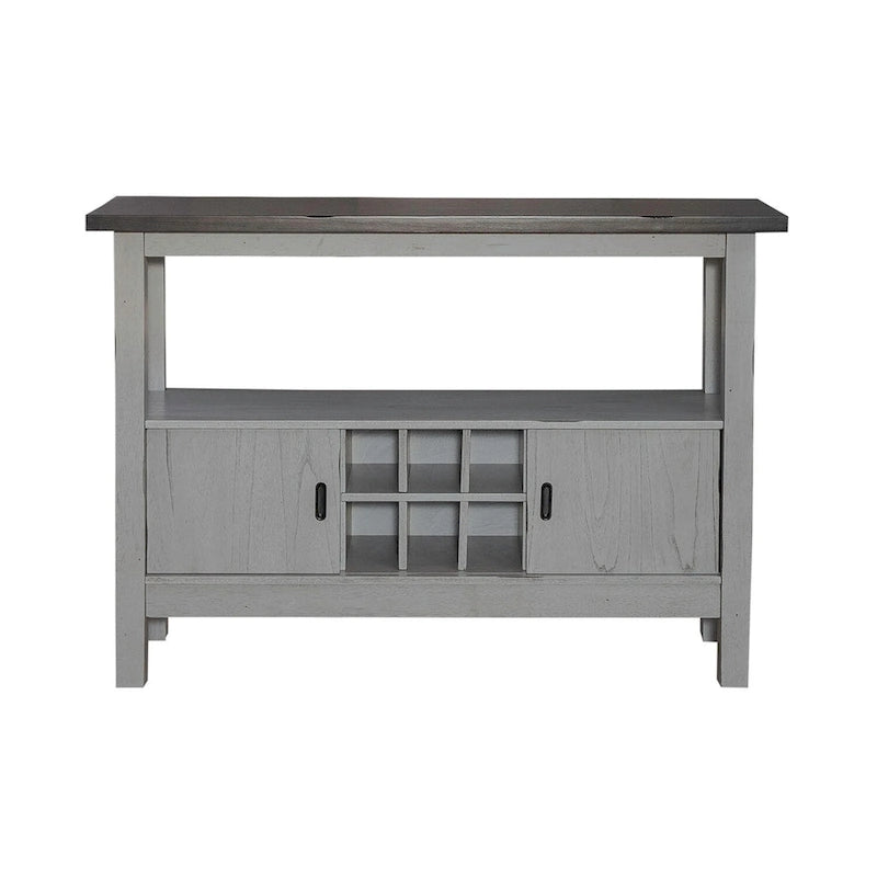 Bahut Newport gris fumé en carbone