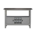 Bahut Newport gris fumé en carbone