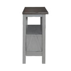 Bahut Newport gris fumé en carbone