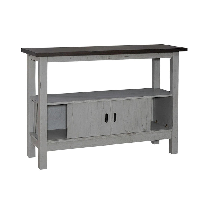 Bahut Newport gris fumé en carbone