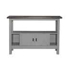 Bahut Newport gris fumé en carbone