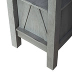 Bahut Newport gris fumé en carbone