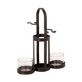 Elk Home Napa Rustic Glass 12.25 Inch Wide Wine Rack