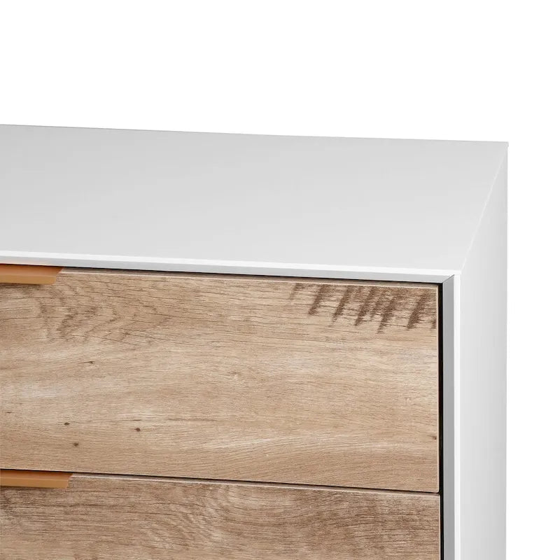 Commode haute en bois à 4 tiroirs