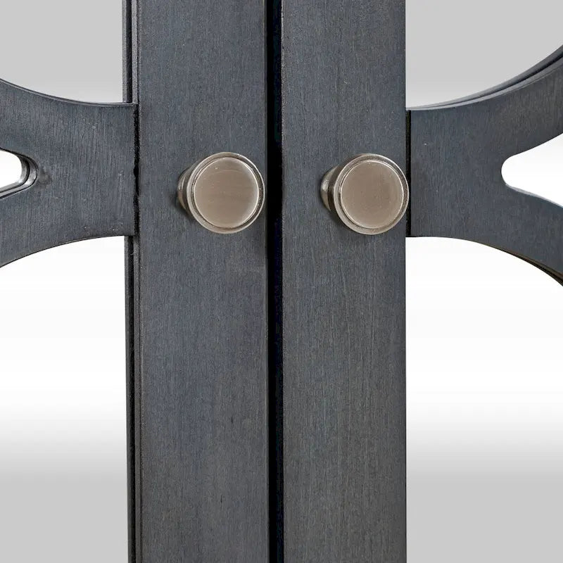 Meuble d'appoint quatre portes Cercle Vue Bleu Crépuscule