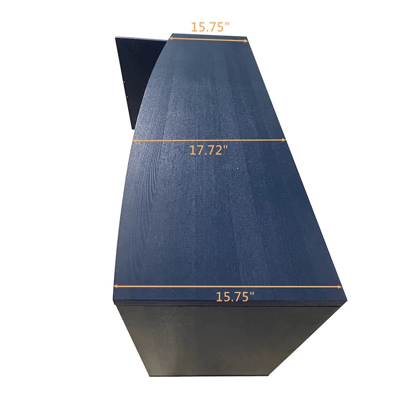 Meuble bas 2 portes 3 tiroirs avec effet sculpté