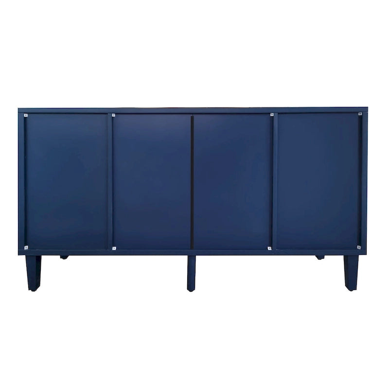 Meuble bas 2 portes 3 tiroirs avec effet sculpté